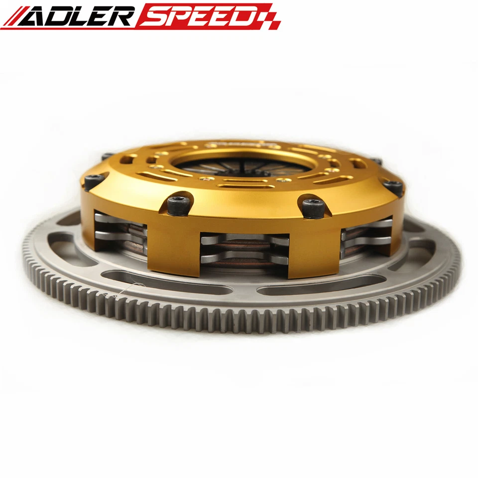 Embrague de carreras ADLERSPEED doble disco y volante para Fiat 124 131 X-1/9 1975-1978 Foto 2 de 4