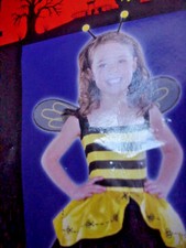 HALLOWEEN COSTUME  BEE INCLUDES DRESS HEADBAND  WINGS