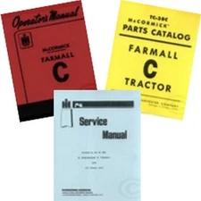 FARMALL C SERVICE C-113 OPERATORS OWNERS PARTS MANUAL