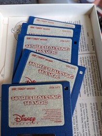 1991 Who Framed Roger Rabbit Hare Raising Havoc IBM PC DOS VGA RARE 