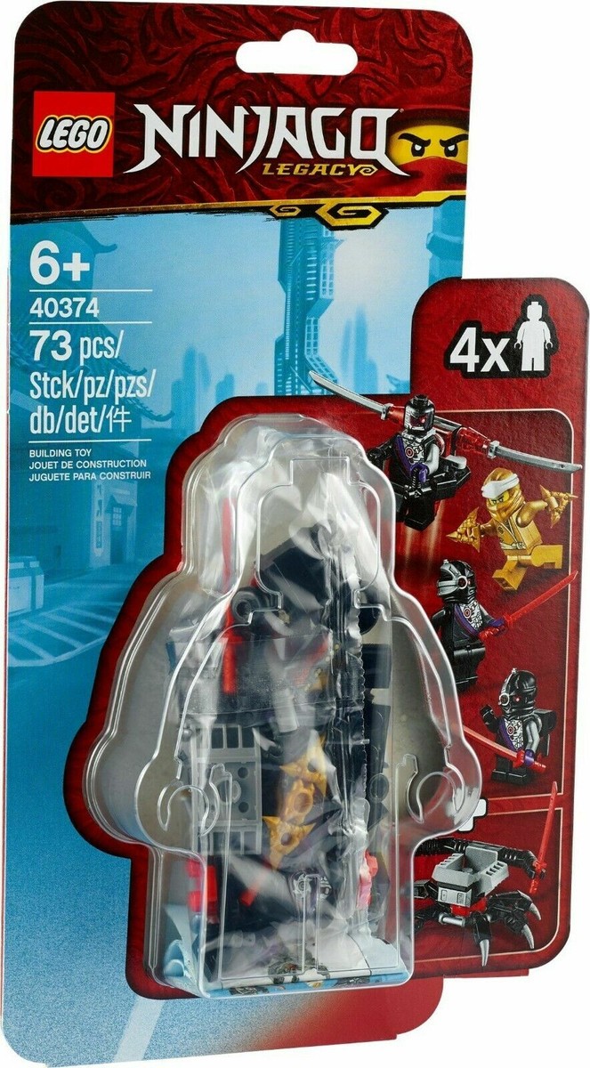 LEGO 40374 Ninjago Golden Zane Minifigure Accessory Set Brand New
