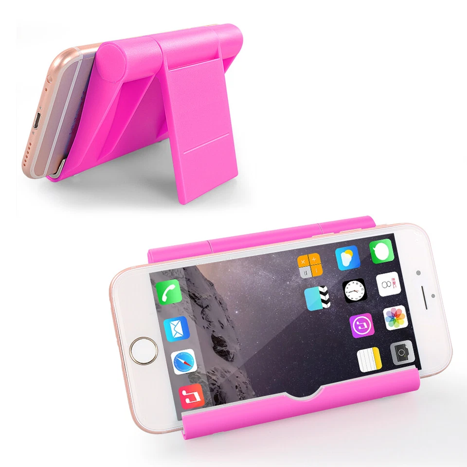 Universal Foldable Cell Phone Desk Stand Holder Mount Cradle For Phone Tablet - Image 2 of 4