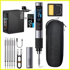 FNIRSI HS02A Handheld Electric Soldering Iron...