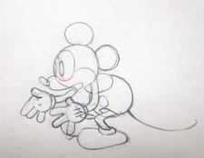 1933 MICKEY MOUSE GIANTLAND ORIGINAL PRODUCTION cel DRAWING Walt Disney