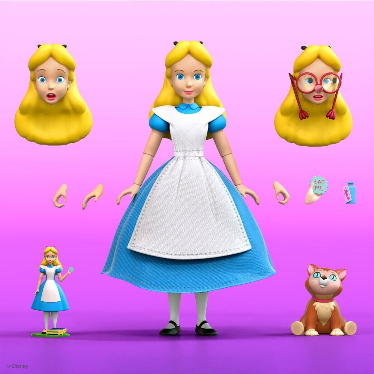 Super7 Disney Ultimates Alice in Wonderland - Alice Figure Super7 Disney Ultimates Alice in Wonderland - Alice Figure