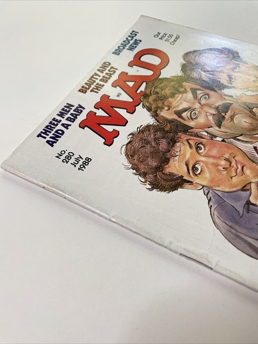 MAD Magazine #280 - July 1988 - 3 Men And A Baby Cover - Picture 6 of 6