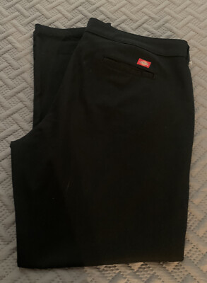 Women s Black Dickies Crafted For Women ankle skinny pants sz 18