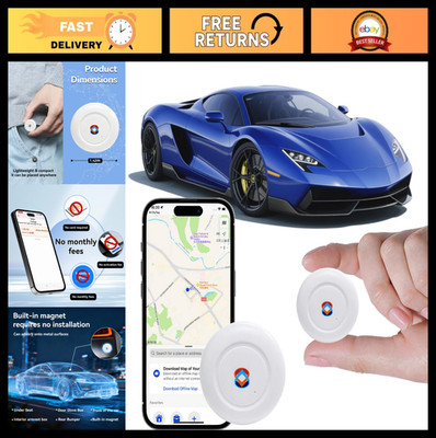 Real-Time GPS Tracker for Vehicles, Cars & Kids | No Monthly Fee, IP67 Waterproo