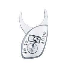 Body Fat Caliper Monitor Electronic Digital Body Fat Analyzer Skin Tester Silver