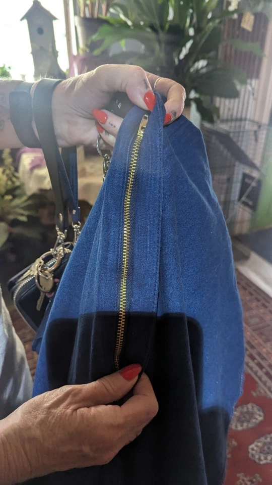 Big Smith Bib Overalls Mens 66x30 Blue Denim Farmer Workwear Country Style Chic! - Image 4 of 4