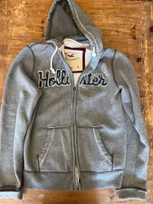 Vintage Y2K Original Hollister Cali Fleece Full Zip Hoodie Sz L Preppy Beach