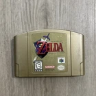 Legend Of Zelda Ocarina of Time Nintendo 64 (N64) Gold Collectors Edition TESTED