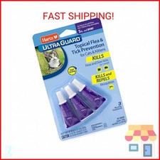 Hartz UltraGuard Topical Flea Tick Prevention for Cats and Kittens - 3 Monthly