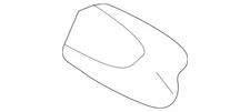 Genuine Mazda Cowl Grille Clip GA7B-50-797A