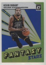 2018-19 Panini Donruss Optic Fantasy Stars Blue Prizm 23/85 Kevin Durant #5 1x9