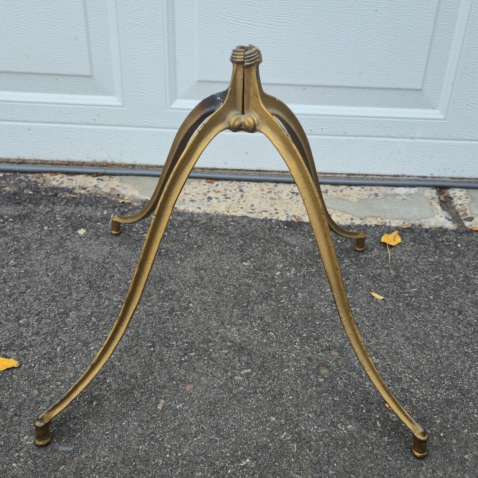 Antique Giffen & Giffen Chicago Brass & Wood Bible Book Music Stand