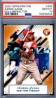 2025 TOPPS PRISTINE #300 AARON JUDGE /50 GOLD REFRACTOR LOW POP PSA 10