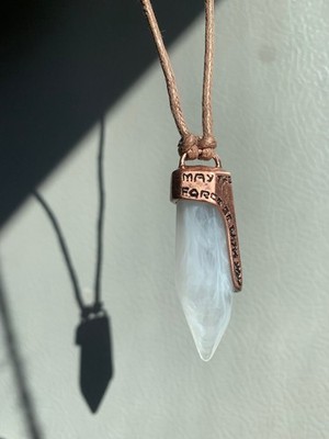 Star Wars Galaxy s Edge White Kyber Crystal Necklace - Dok-Ondar's Disney WDW