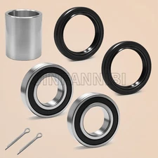 Front Wheel Bearings Seals Kit for Kawasaki Mule 2510 3000 3010 4000 4010 Trans