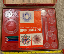 Vintage 1967 Kenner Spirograph 401 Instruction Booklet missing 3 small wheels