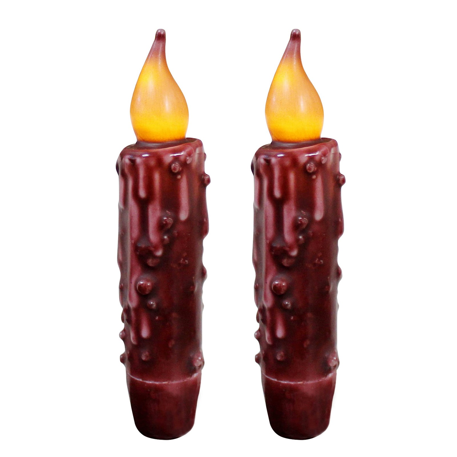 Bougies en cire véritable sans fumée ni coulure pour décoration intérieure sécurisée
