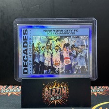 2025 Topps MLS 30th Anniversary #DOH-26 New York City FC Decades Silver Foil /75