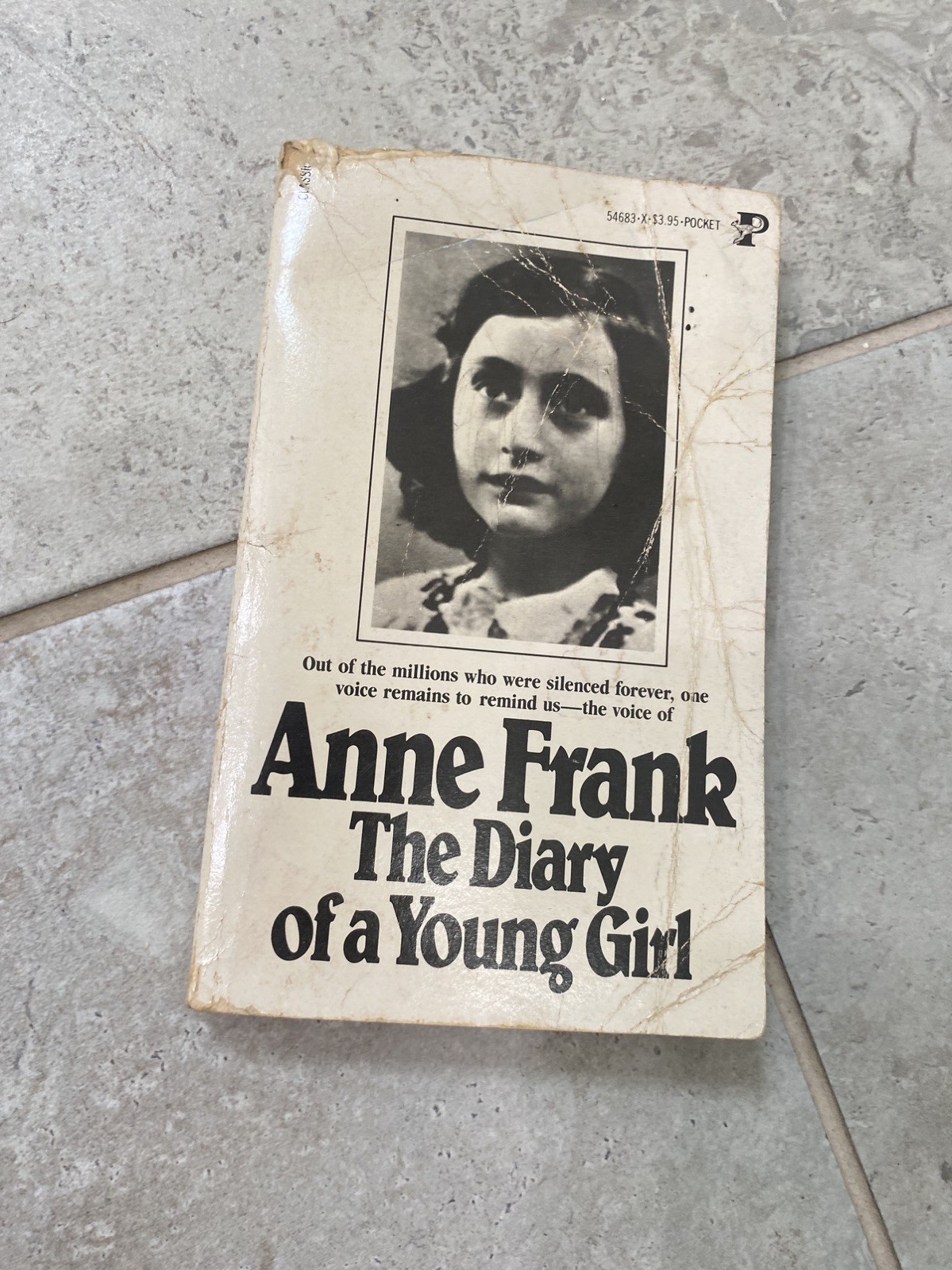 Anne Frank The Diary of a Young Girl 1953 1st Pocket Book Printing 067154683 X