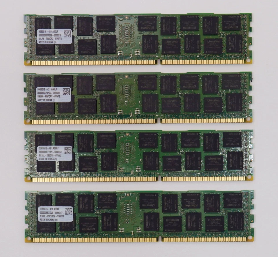 Kingston KVR16R11D4/16I 64GB(4x16GB) PC3-12800R 1600MHz DDR3 Server Memory - Image 3 of 3