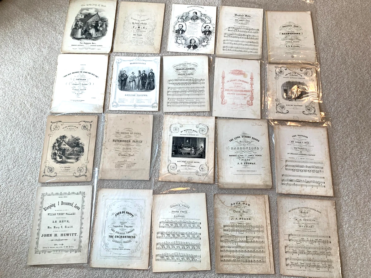 19th century sheet music products for sale | eBay
