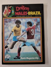 Wales v Brazil Programme 12/06/83 My Ref PH11