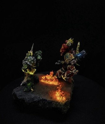 Competition Level Kharn Custom NMM OSL Diorama-Pro Painted