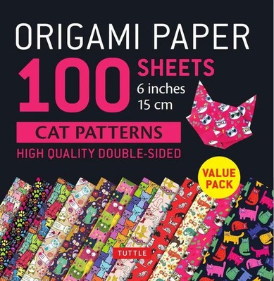 Origami Paper 100 Sheets Cat Patterns 6 (15 CM) Tuttle Studio Englisch 2019