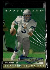1993 Upper Deck #RE3 Rick Mirer Rookie Exchange Football Card 1902E. rookie card picture