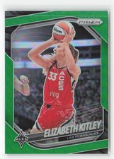 2025 Panini Prizm WNBA #41 Elizabeth Kitley Green Prizms