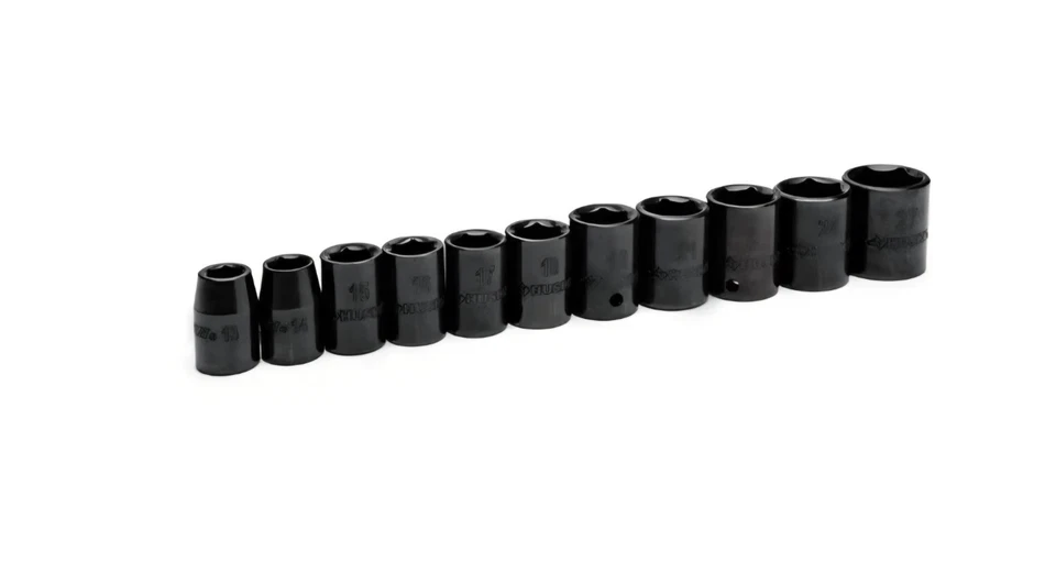 Husky 1/2 in. Drive Standard Metric 6-Point Impact Socket Set (11-Piece) - Image 3 of 4