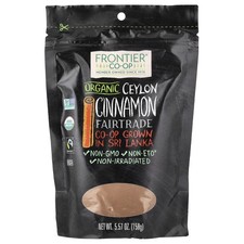Organic Fairtrade Ceylon Cinnamon, 5.57 oz (158 g)