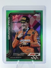 2025 Topps Chrome Formula 1 Oscar Piastri McLaren F1 /299 Teal Refractor #138