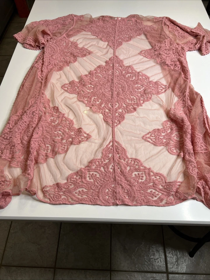 女式 Corral 粉色掸子,尺寸 L-XL。 (#L48) — 第 4/4 张图片