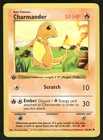 Pokemon Card Charmander 46/102 1st Edition Base Set Shadowless LP WEEKLY AUCTION