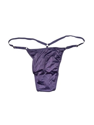 Victoria s Secret Very Sexy Ring V-String Thong Purple X-Large New
