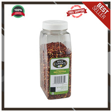 Spice Classics Crushed Red Pepper, 12 oz - One 12 Ounce Container of Dried .