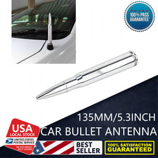 Chrome Bullet Antenna Cal 50 For Chevrolet Silverado Sierra 150025003500gmc