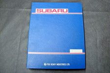 Raro manuale officina riparazione servizio fabbrica Subaru Justy (J Series) J10 2WD/4WD