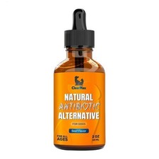 Natural Antibiotics for Dog  Allergy  Infection Relief  Beef Flavor  2 Oz