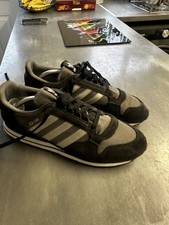 Retro Adidas Zx 500 UK 9 Black Grey Silver 2020 Running Shoes See Pics