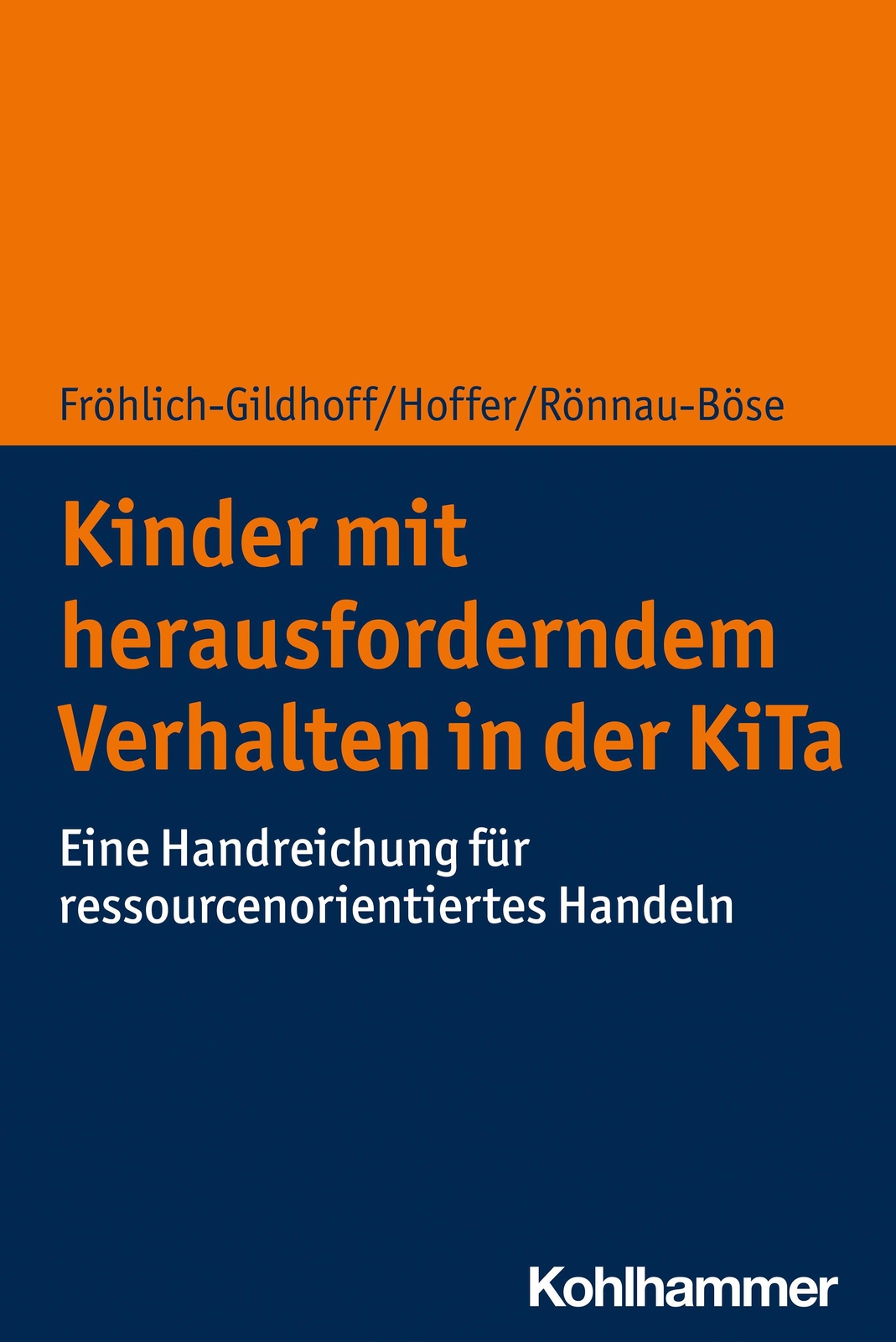 Thumbnail - Kinder Mit Herausforderndem Verhalten In Der Kita Fröhlich-gildhoff
