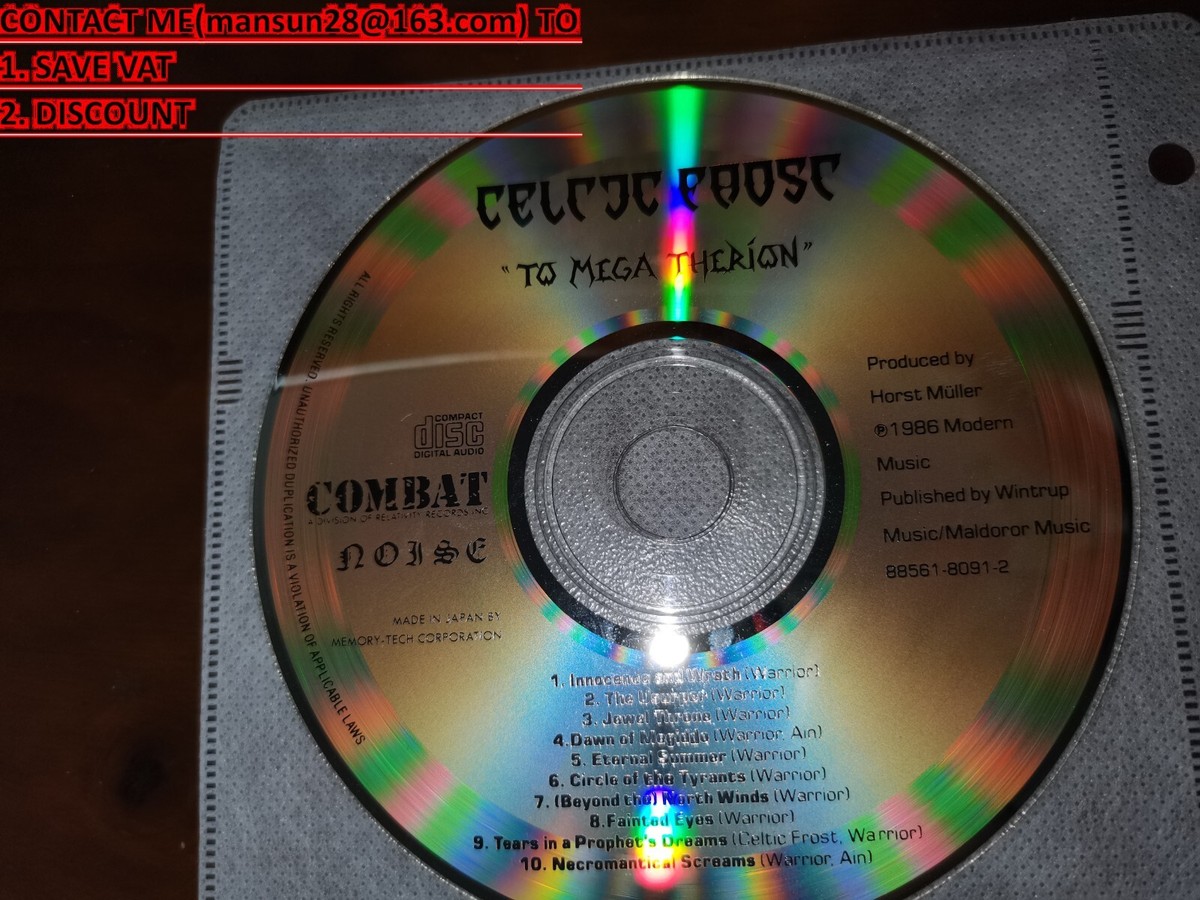 【German Press】Celtic Frost / To Mega The German Press Celtic Frost To Mega The | eBay