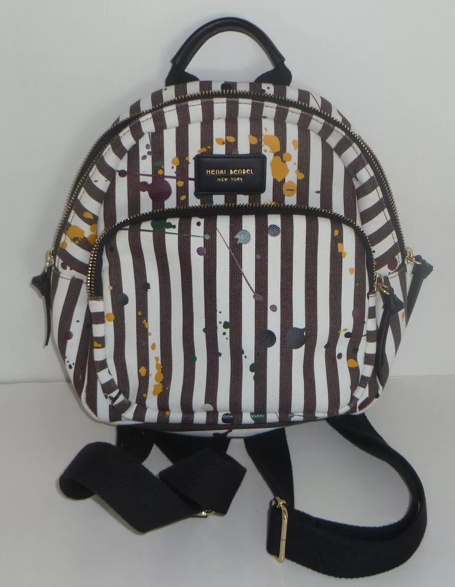Henri Bendel Splatter Paint Mini Backpack