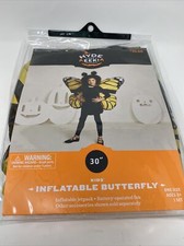 Hyde  Eek Kids' Inflatable Butterfly Costume 30" Wings One Size Ages 3 NEW