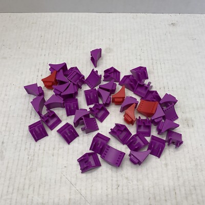 40 EA PURPLE BRACES/SUPPORTS ROKENBOK TOY COMPANY SYSTEM 1997 Also 4 Red